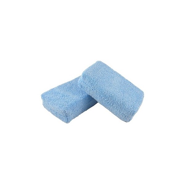 Car Dealer Depot Microfiber Wax Applicator/Blue - 4" X 6" 46M - main